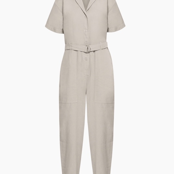 Wilfred Free Mist Linen Jumpsuit - Picture 6 of 10